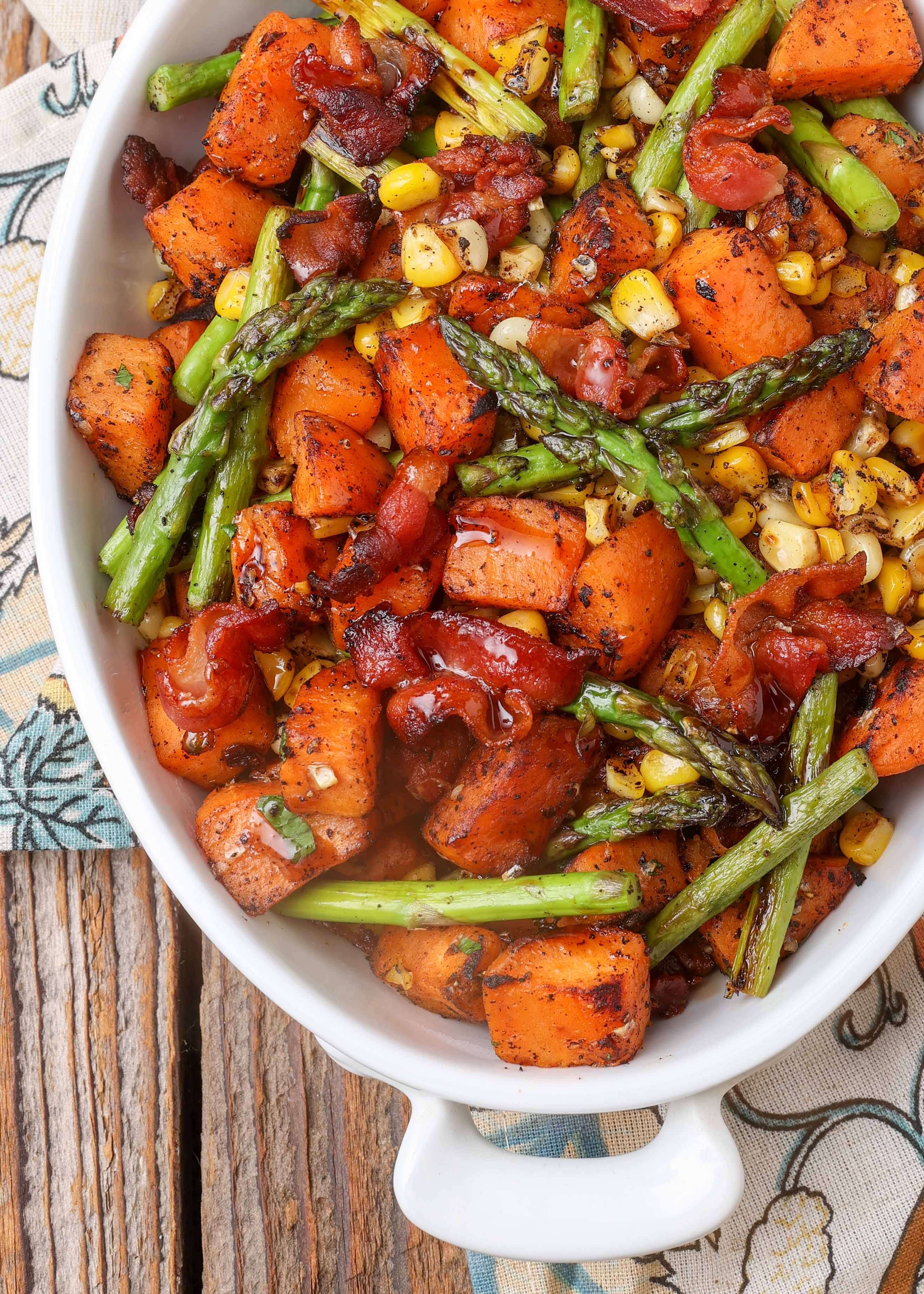 Versatile Asparagus & Sweet Potato Skillet: Side Dish to Main